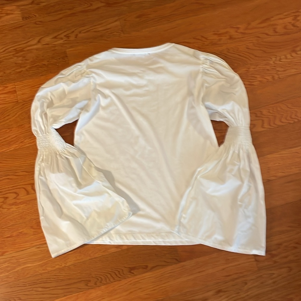 Alberto Malaki Women’s Size XS‎ Puffed Sleeve Blouse - Picture 7 of 9